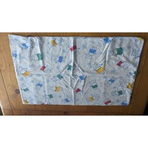 Vintage West Point Stevens Standard Flannel Teddy Bears Pillowcase
